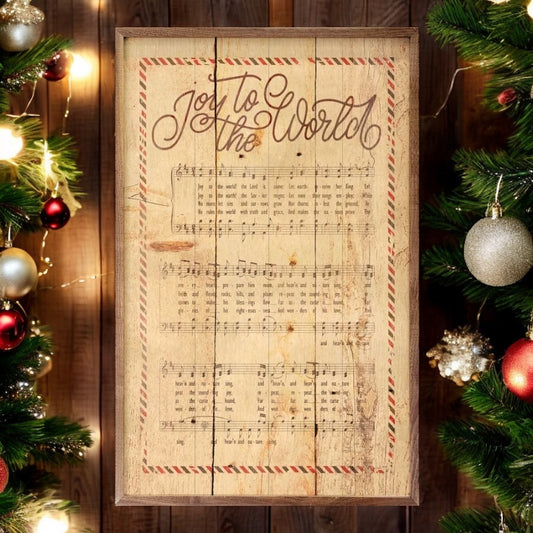 Christmas Joy To The World Artwork