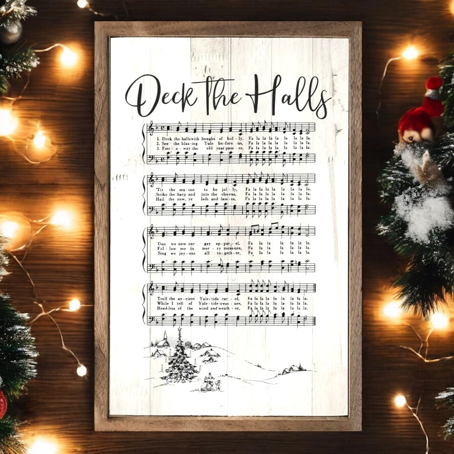 Christmas Deck The Halls Artwork