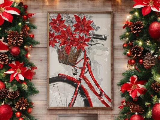 Christmas Bike Artwork