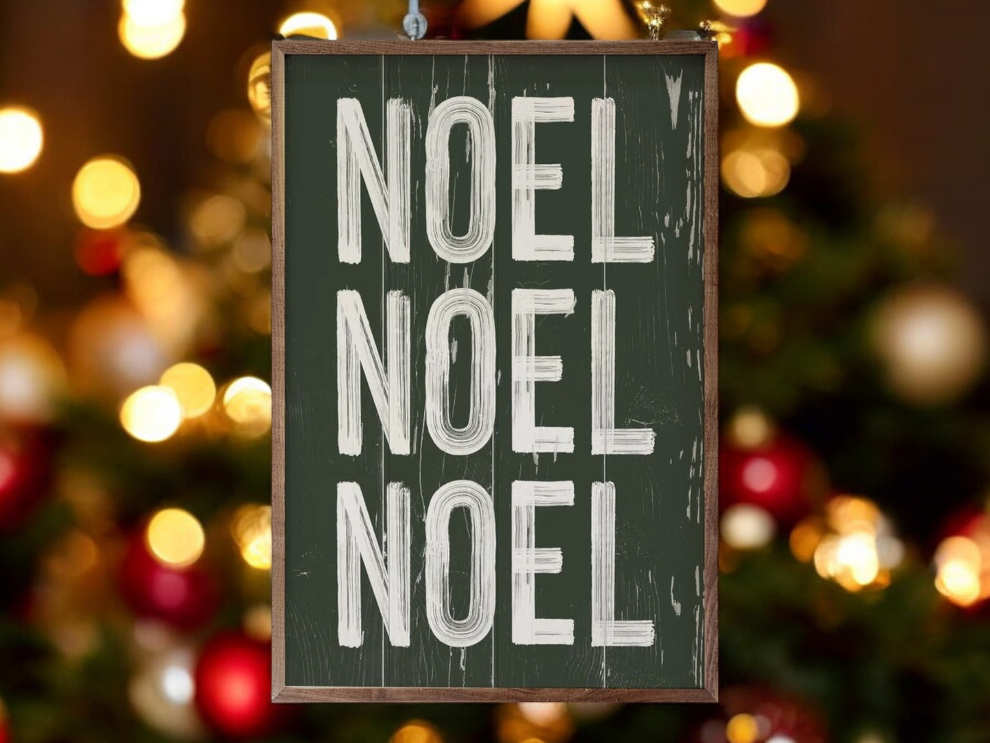 Christmas Noel Artwork (Green)