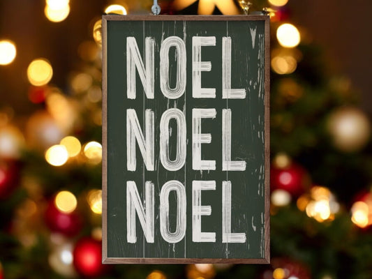 Christmas Noel Artwork (Green)