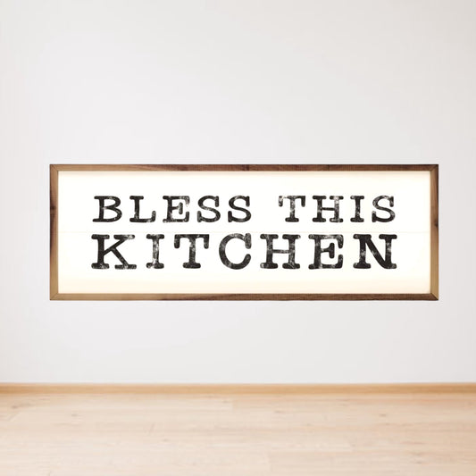 Kitchen Bless This Kitchen Wall Art (Bold)