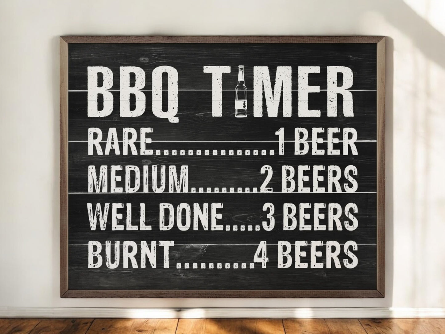 Kitchen BBQ Timer Wall Art