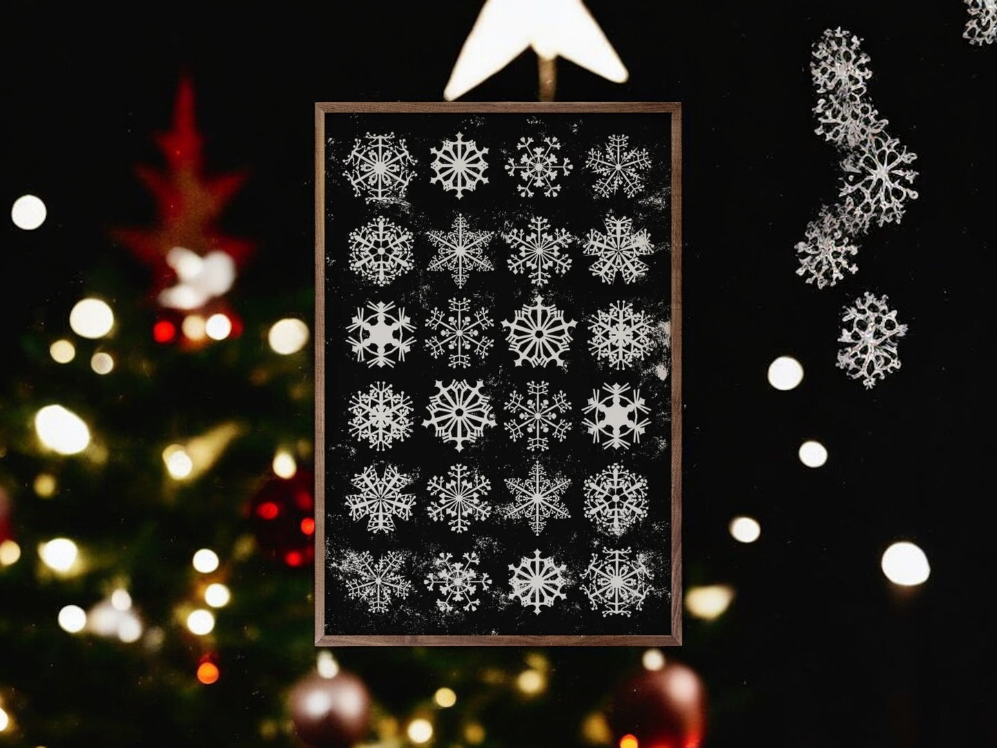 Christmas Snowflakes Artwork