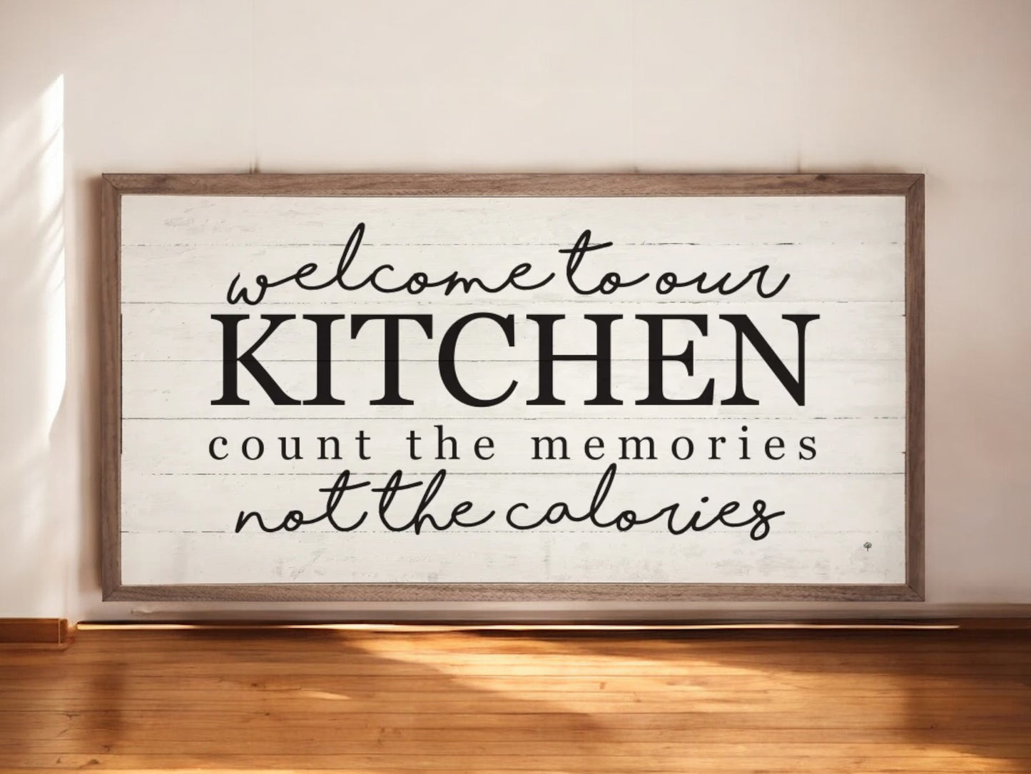 Kitchen Count The Memories Wall Art